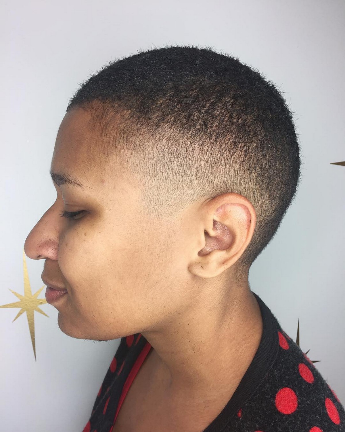 Bald Lady Fade
