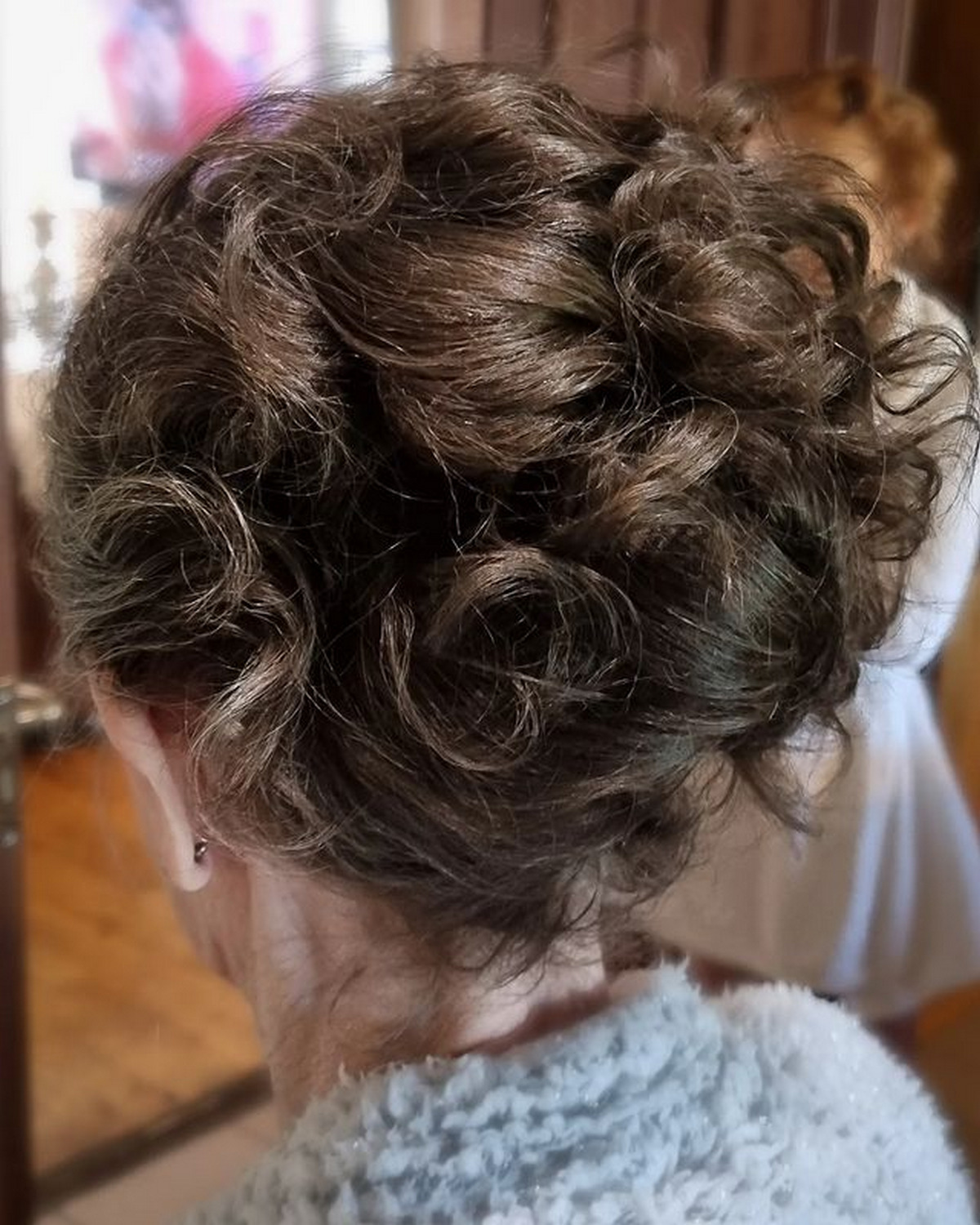 Bob Curly Updo