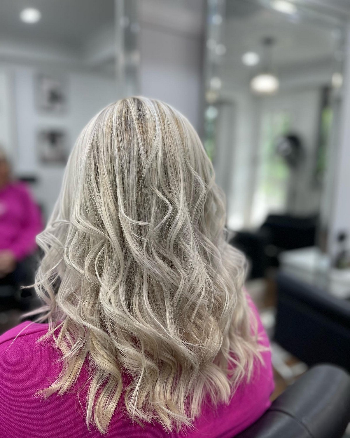 Platinum Medium Wave Thick Hair