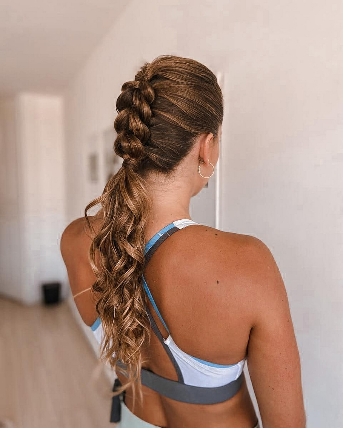 Half Up Ponytail Braids