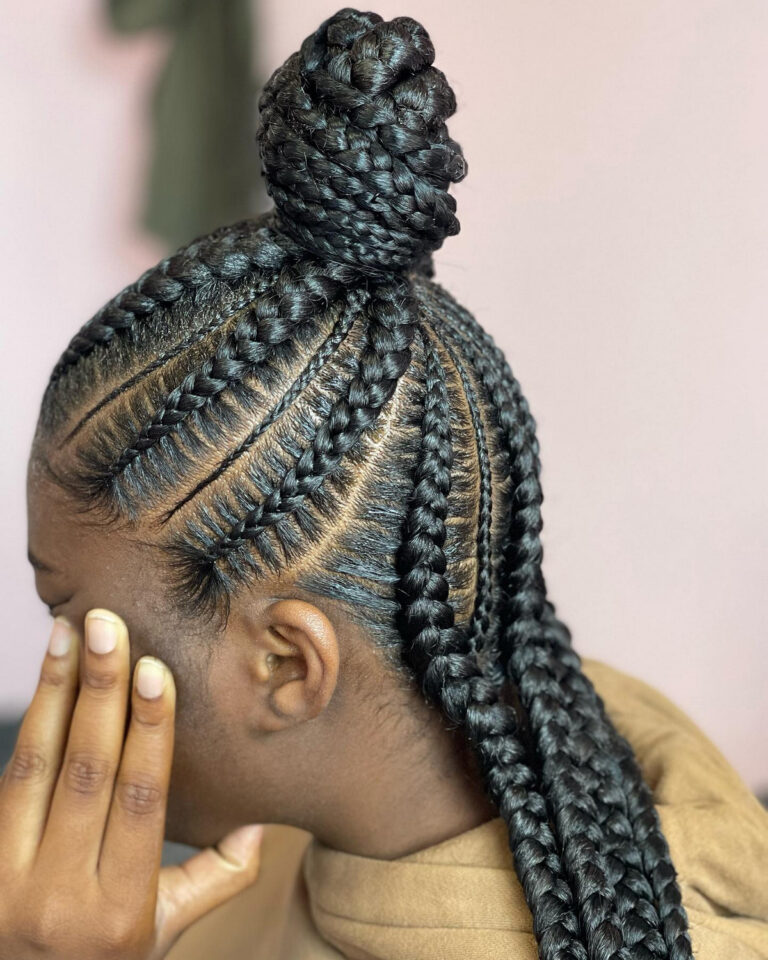 35 Two French Braids Styles For Black Women in 2023 - Hood MWR