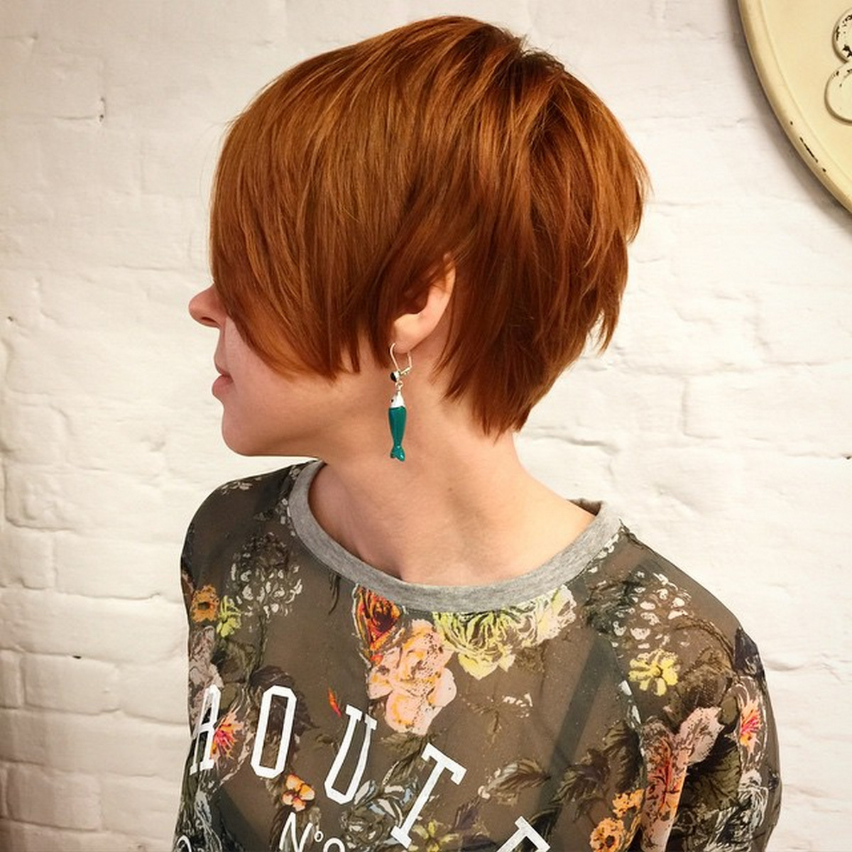Brownish Red Hair