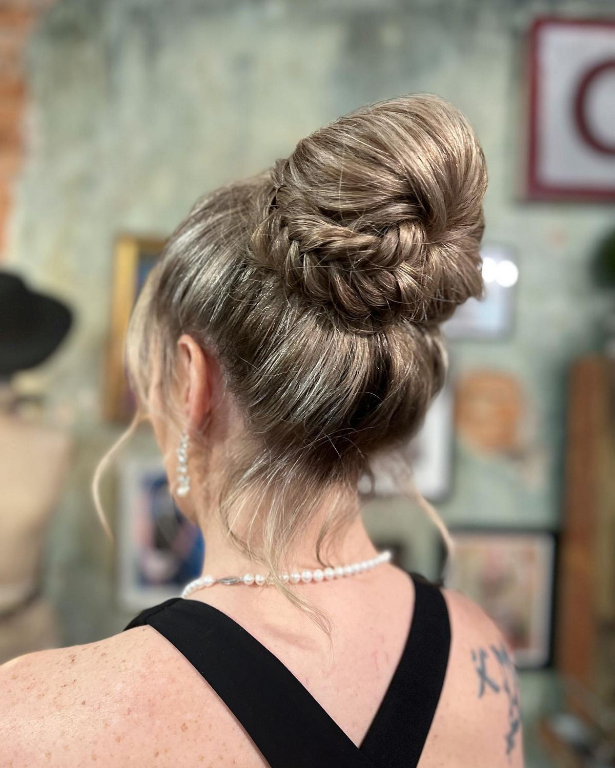 French Braided Chignon