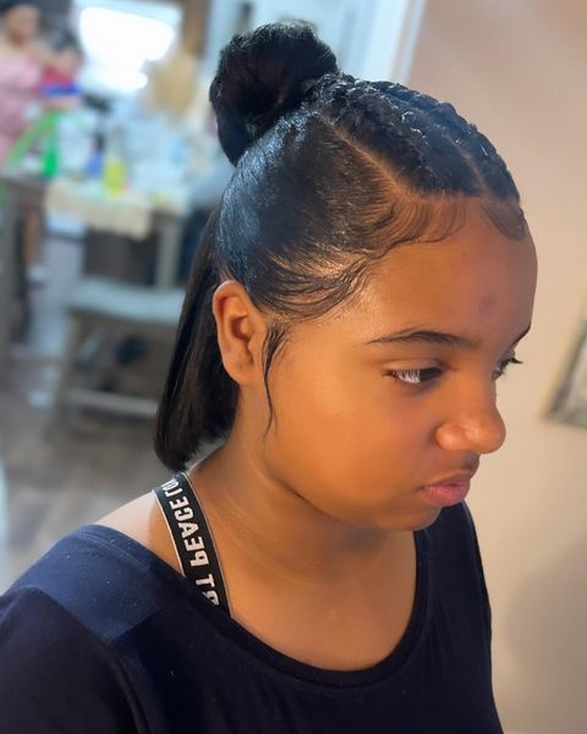 Half-Up Bun