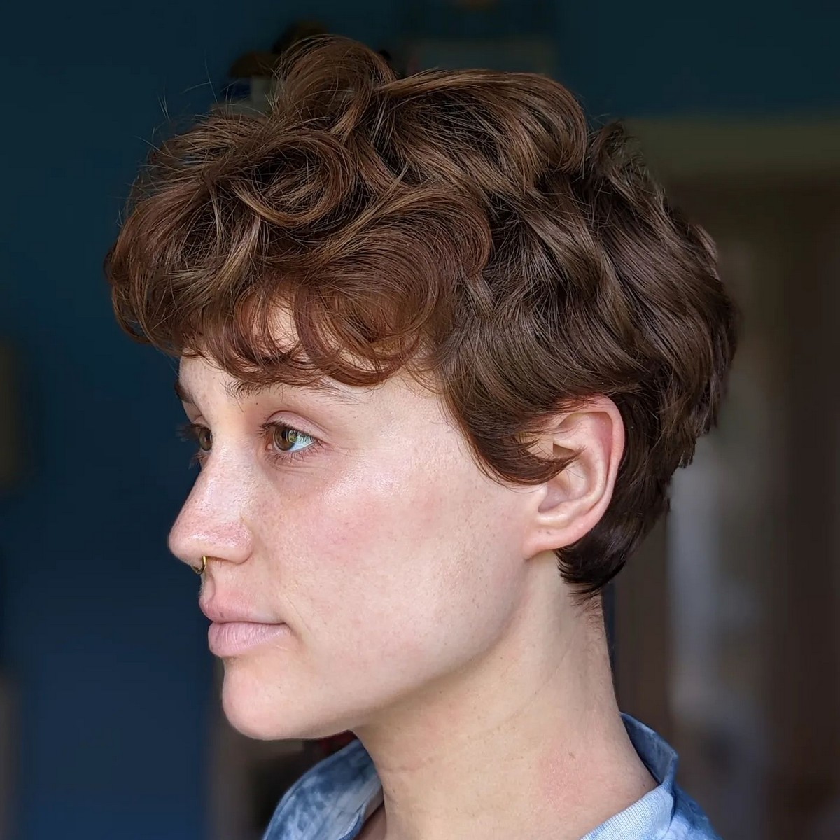 Wavy Pixie Cut