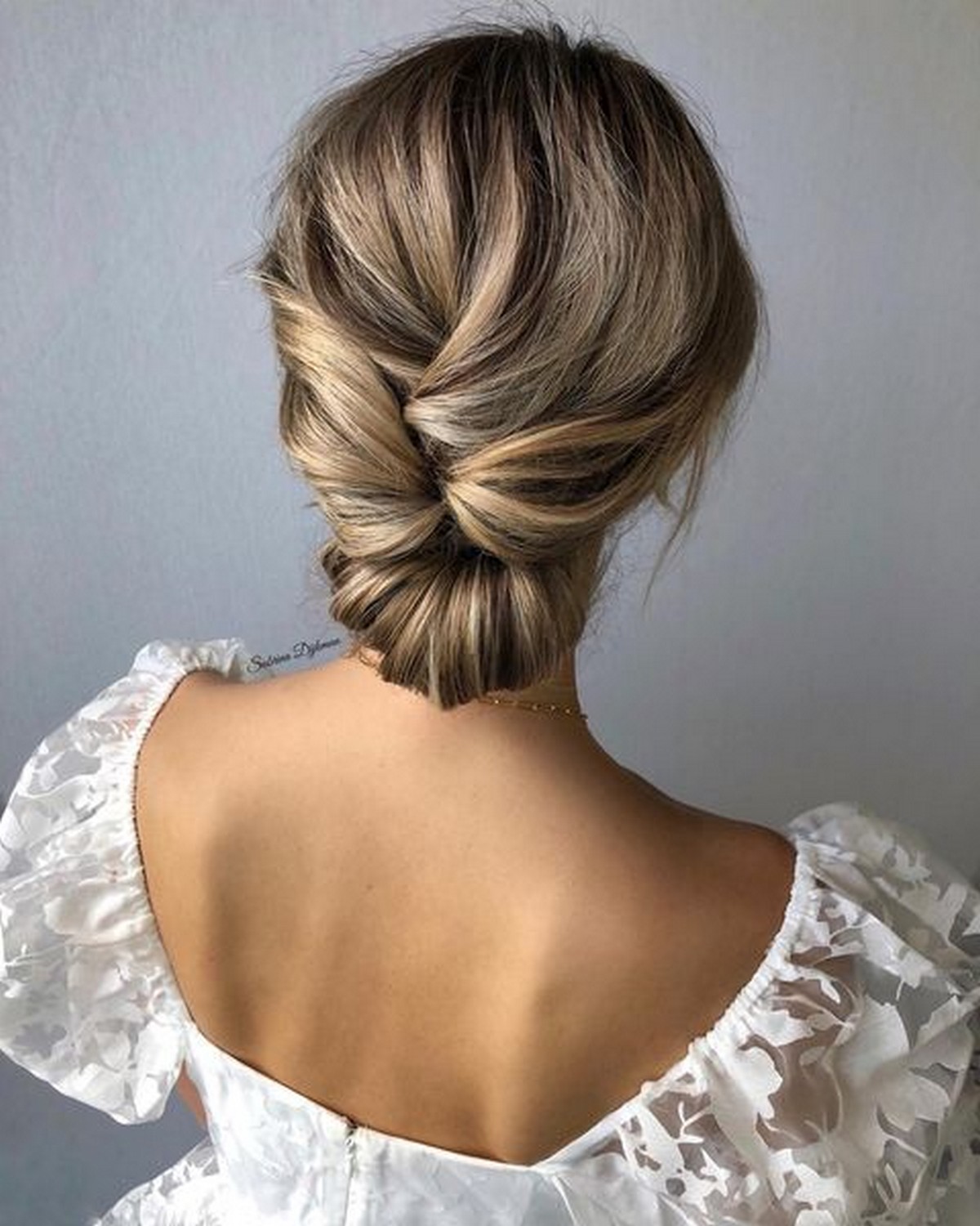 Elegant Low Updo