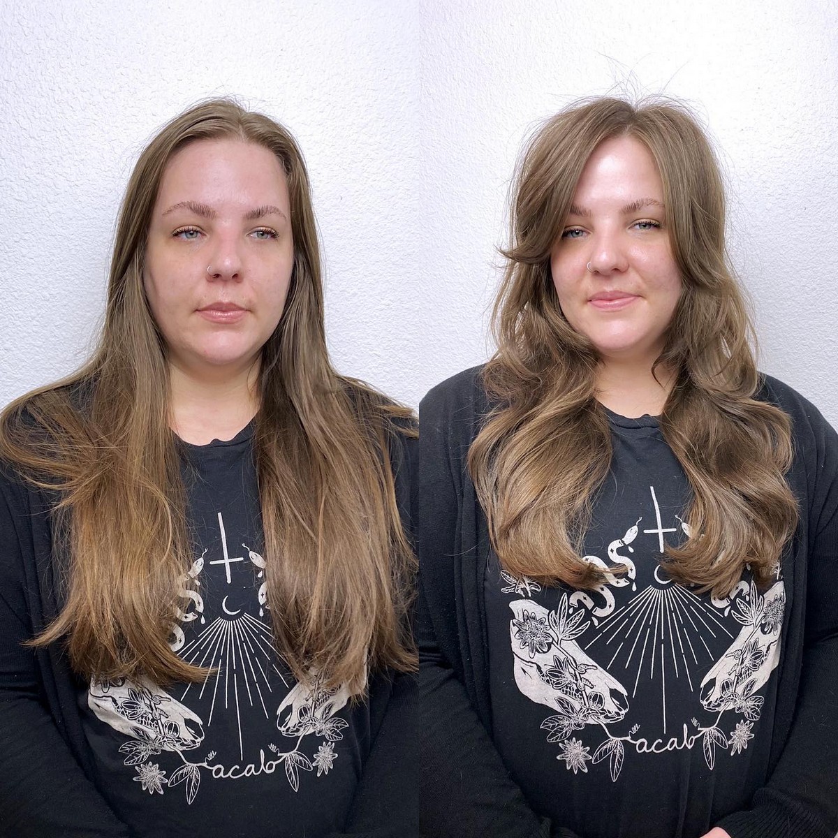 Long Layered With Curtain Bang
