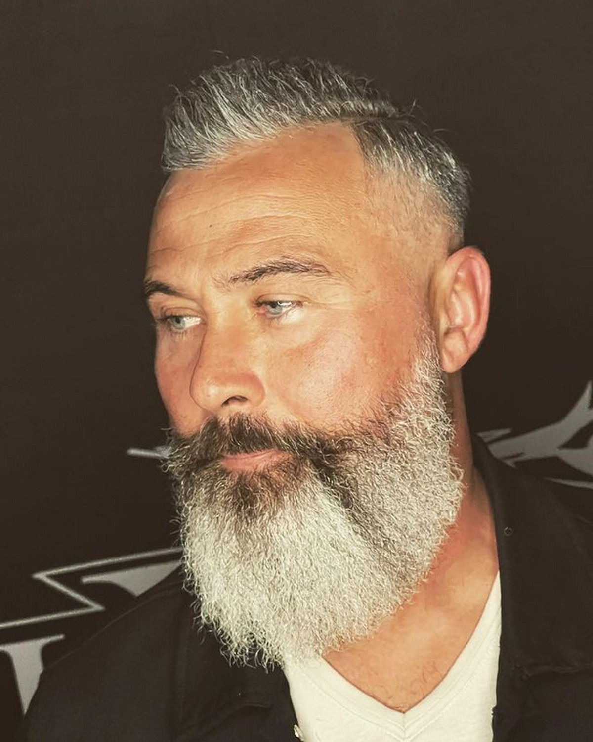 Low Fade Quiff With Comb-Over