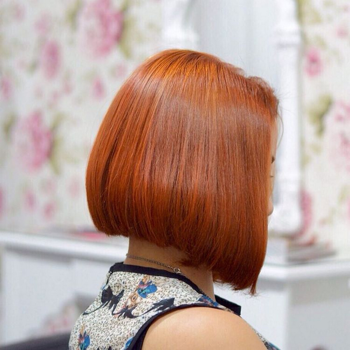 Clean Red Bob