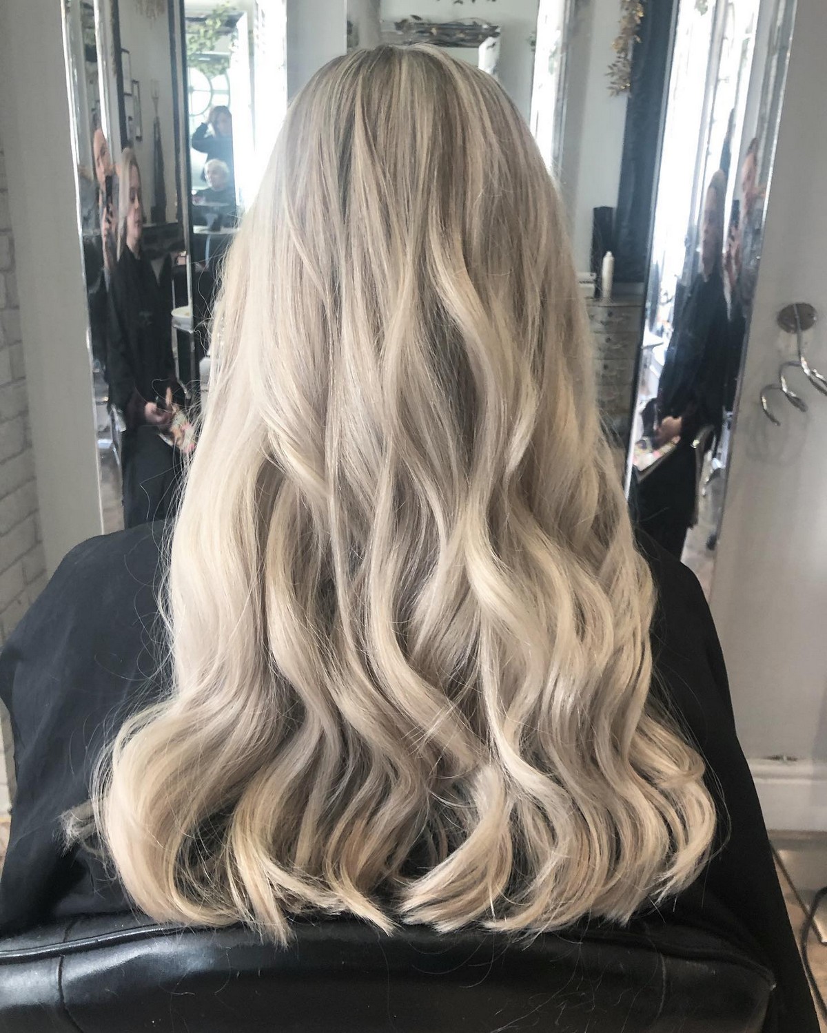 Icy Blonde Waves