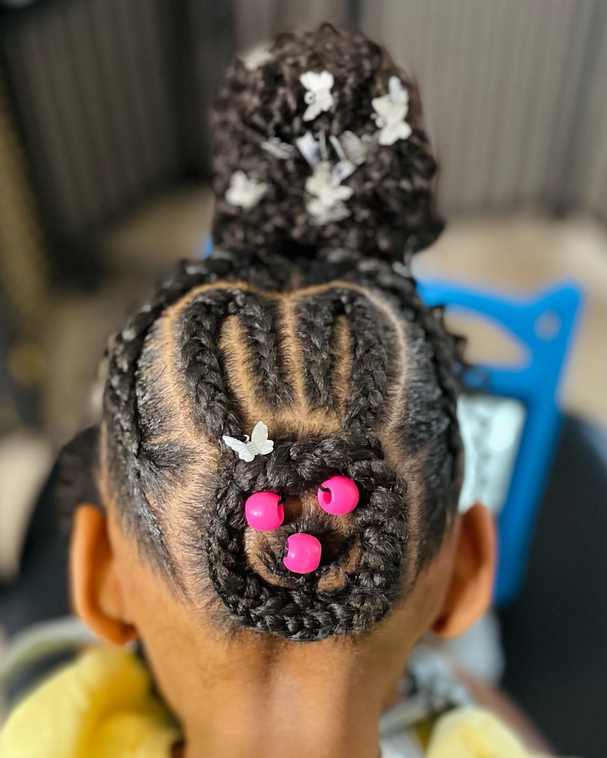 Easter Braid With Big Bun