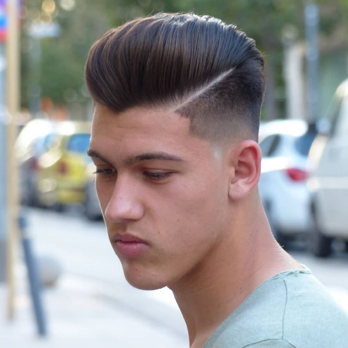 Side Part With Undercut