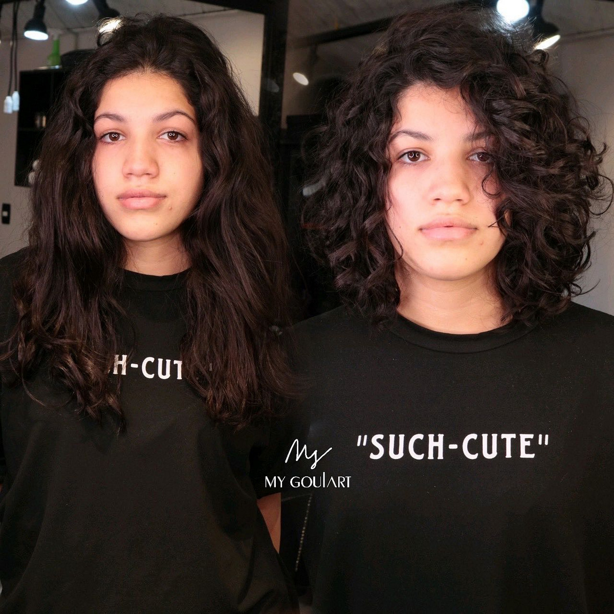 Stylish Curly Hairstyle Makeover