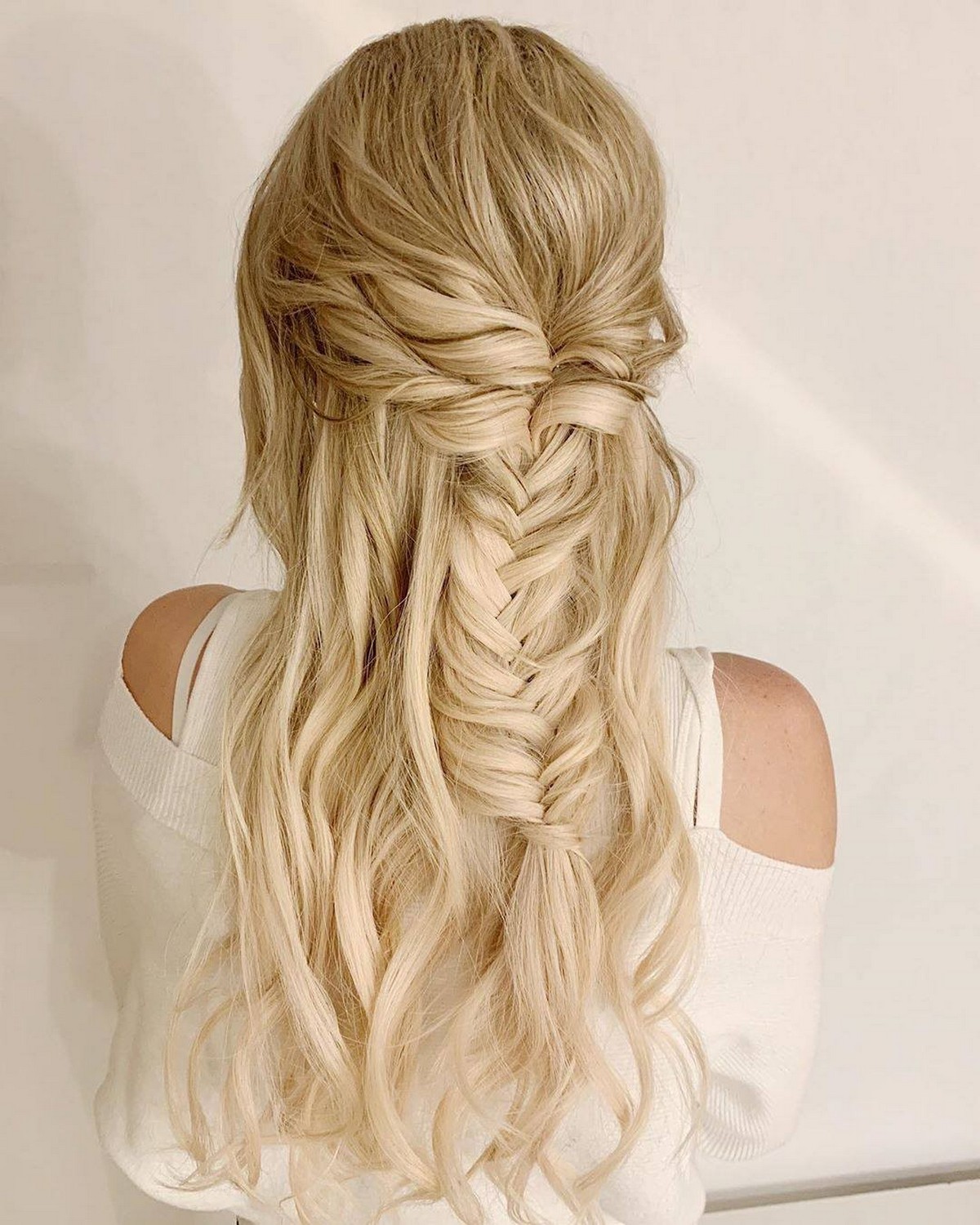 Twisted Half-Up Into Braid