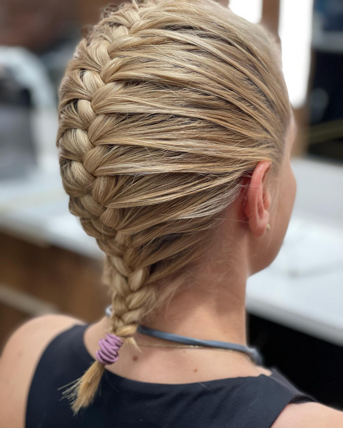 Blonde Look French Braid