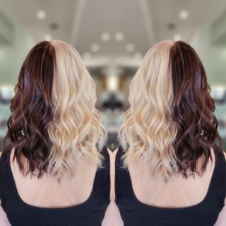 36 Most Popular Half Brown Half Blonde Hairstyles in 2023 - Hood MWR