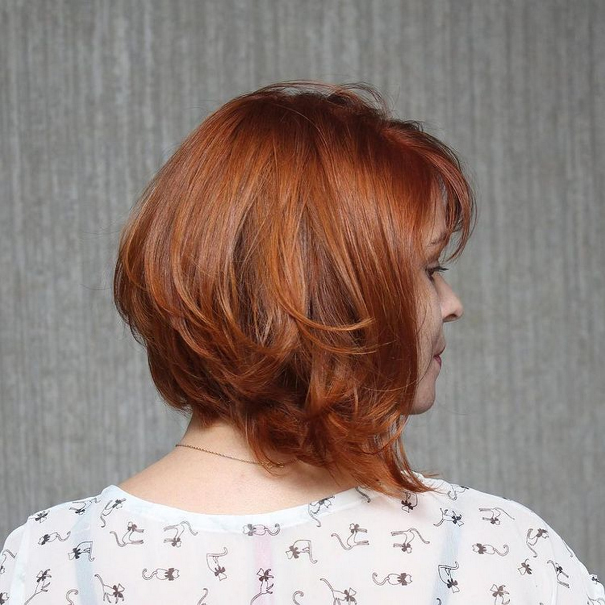 The Red Long Bob