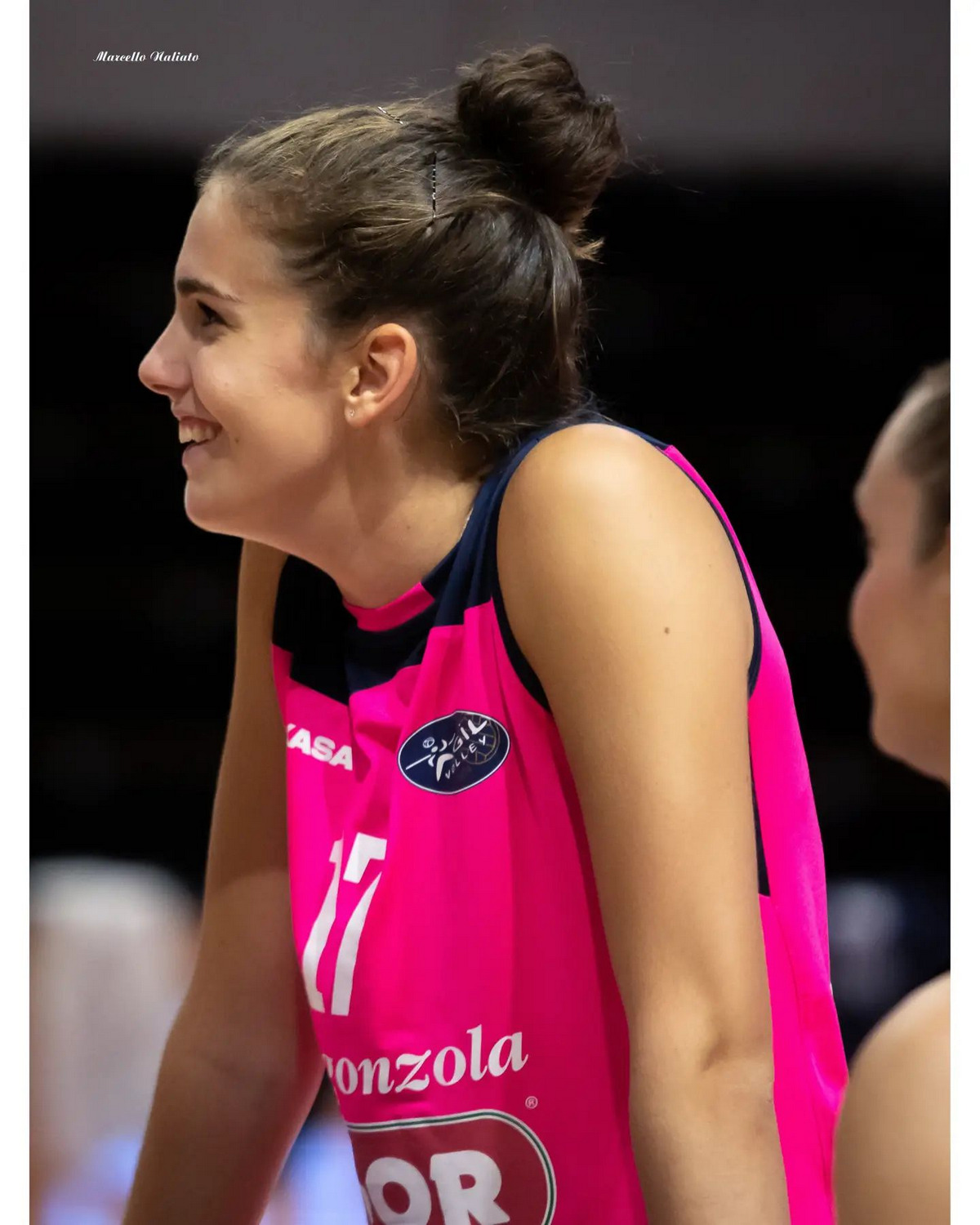 Messy Bun Look Volleyball Hairstyle