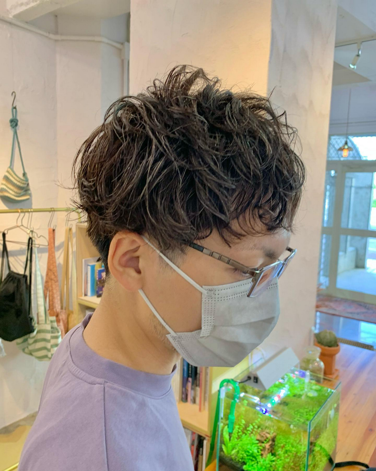 Shaggy Bowl Korean Perm Cut