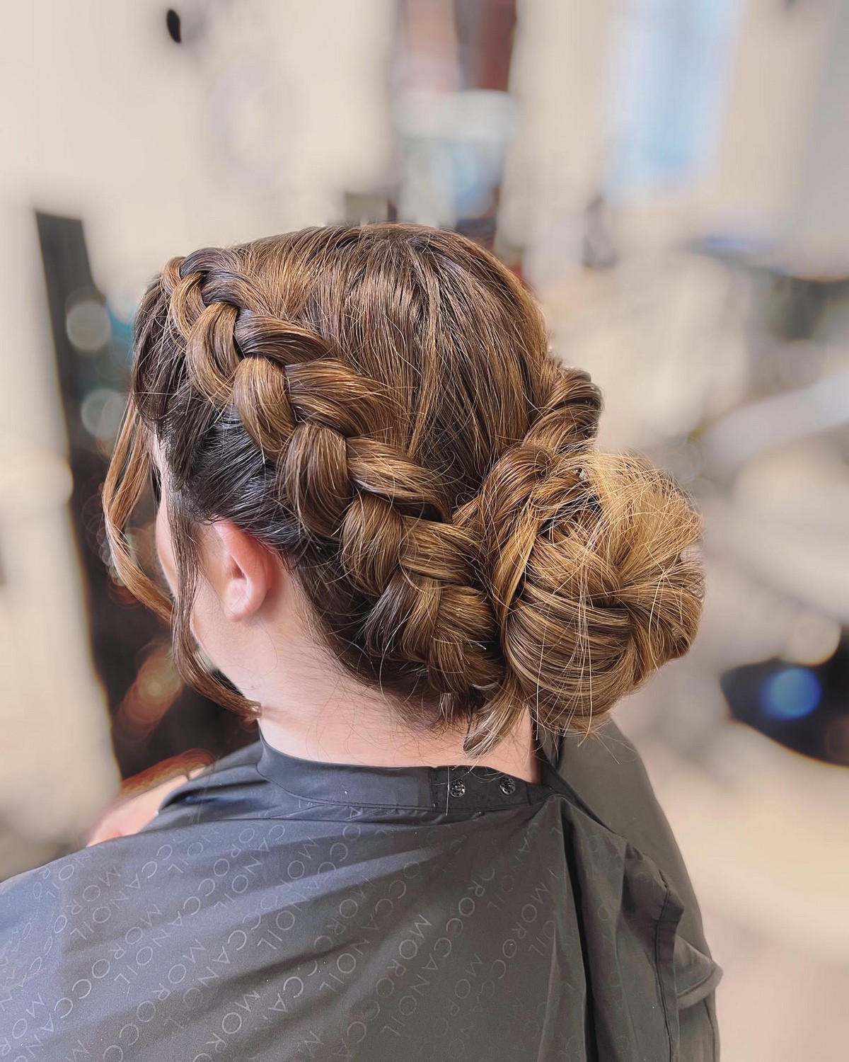 Dutch Braid Updo