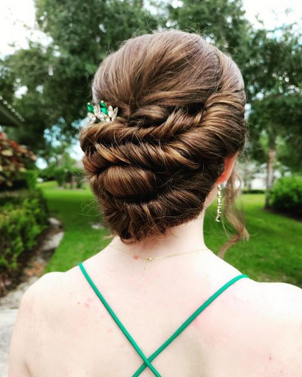 Twist Updo With Three Layers