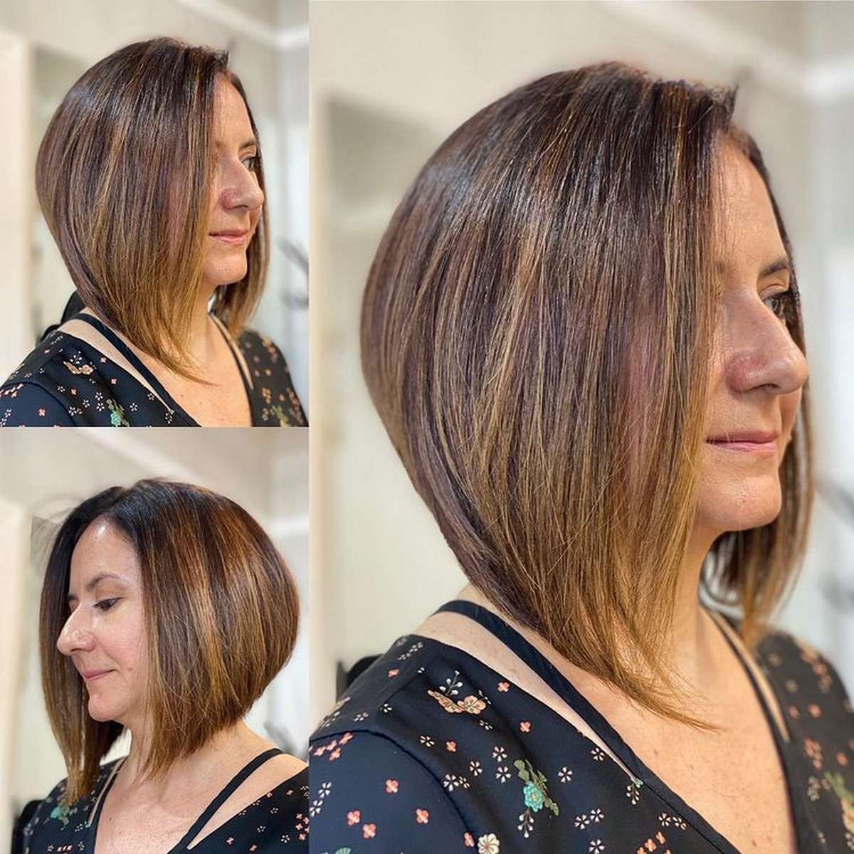 Stacked Angled Bob
