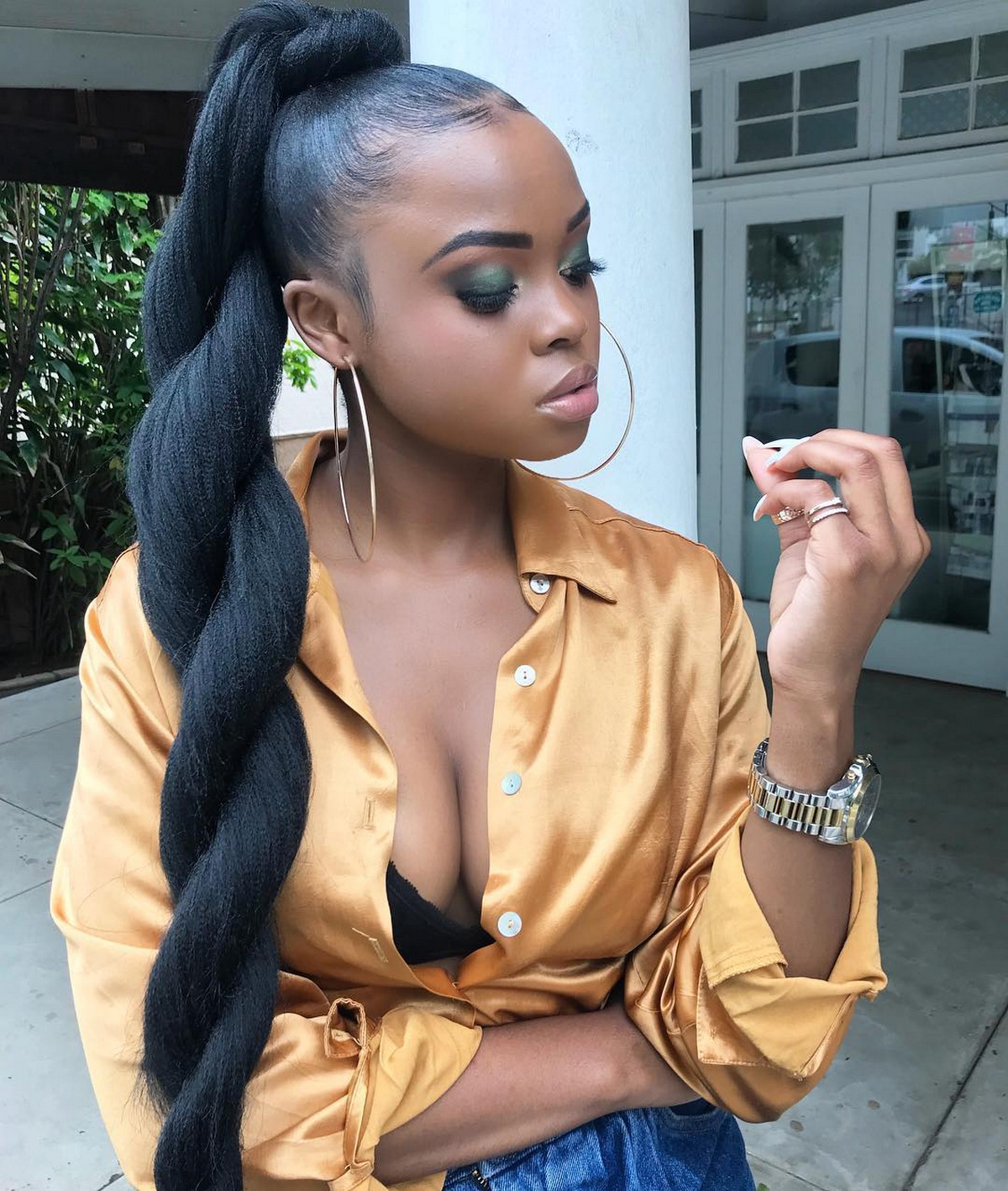 Weave Twist Ponytail