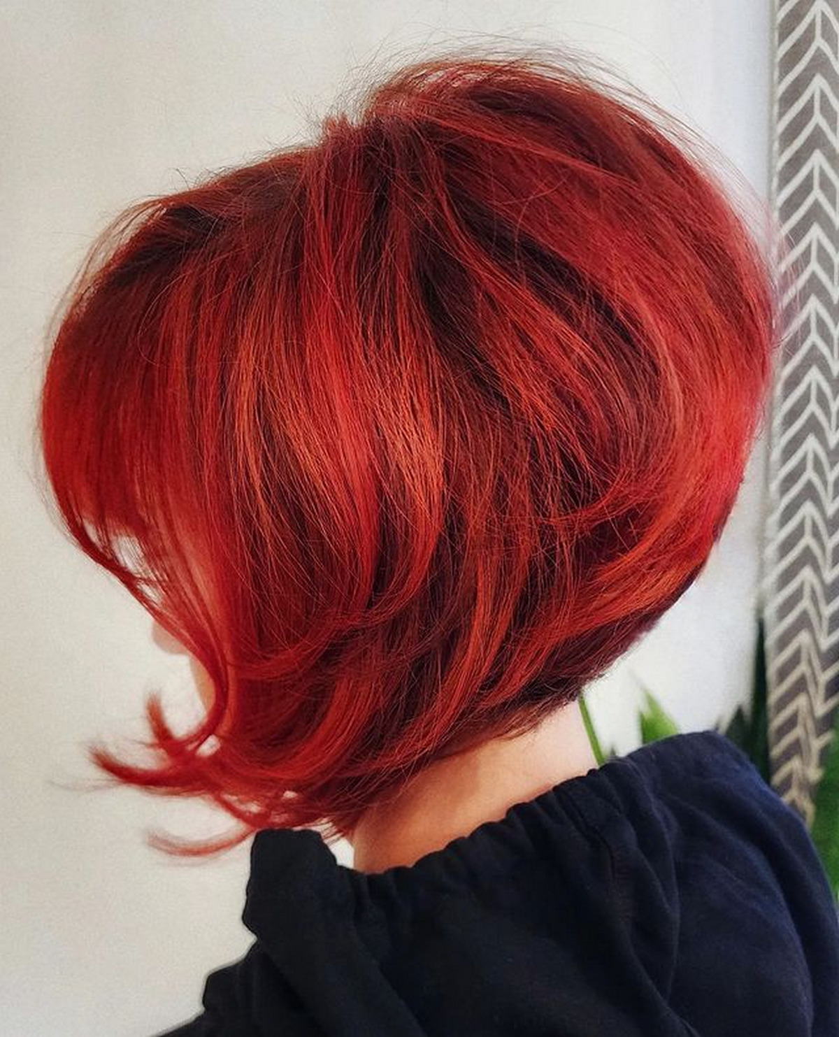 Classic Red Bob