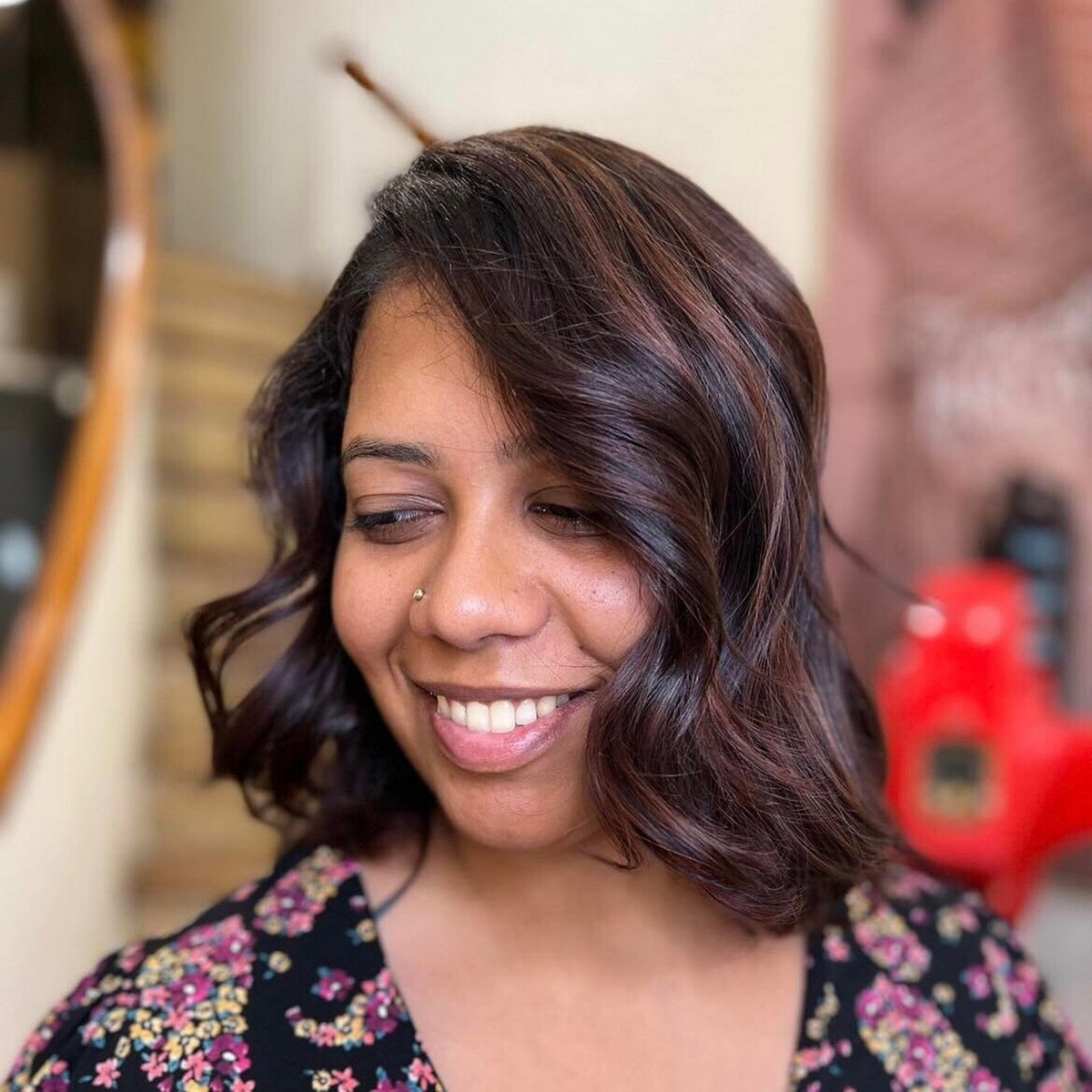 Chocolate Brown Tousled Look
