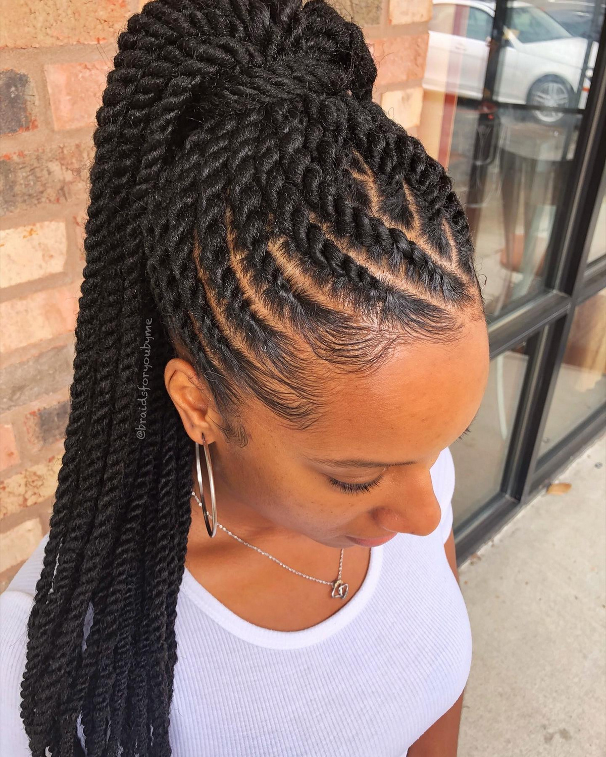 Box Twists Ponytail