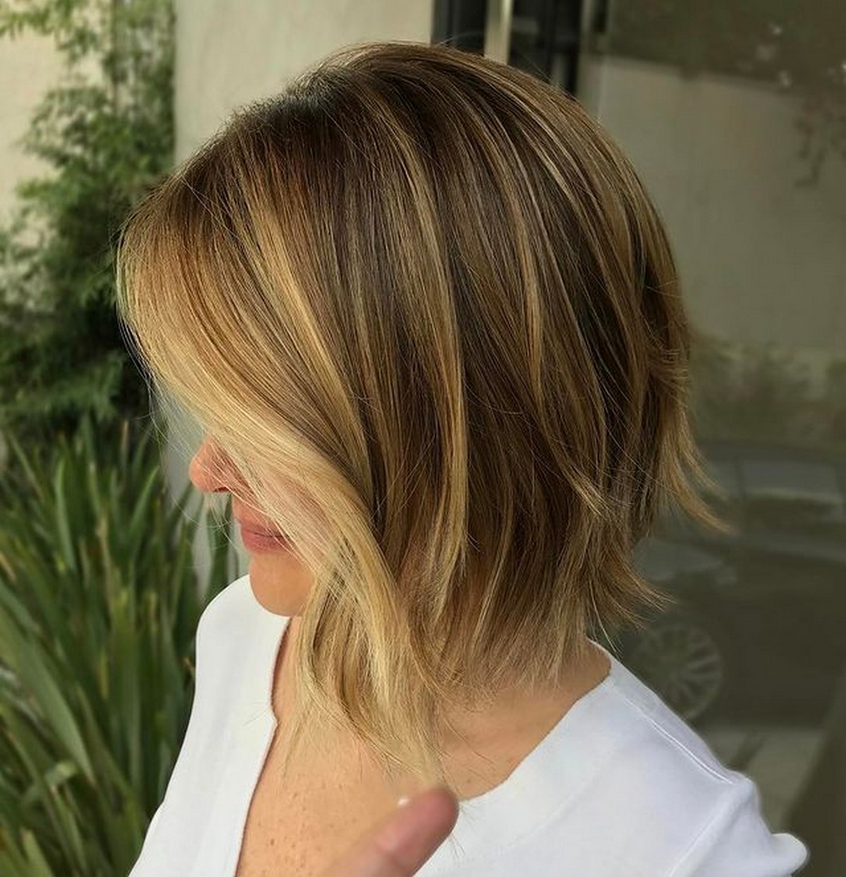 Inverted Highlighted Bob
