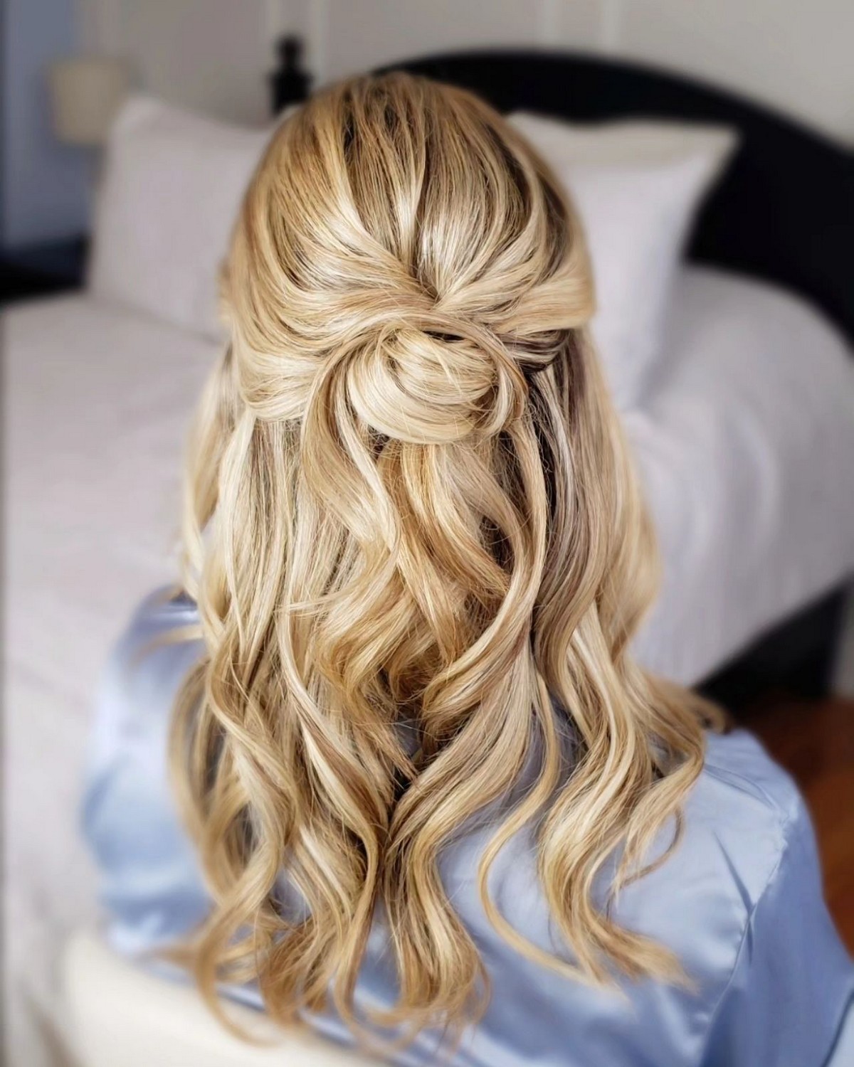 Half Up Half Down Bun