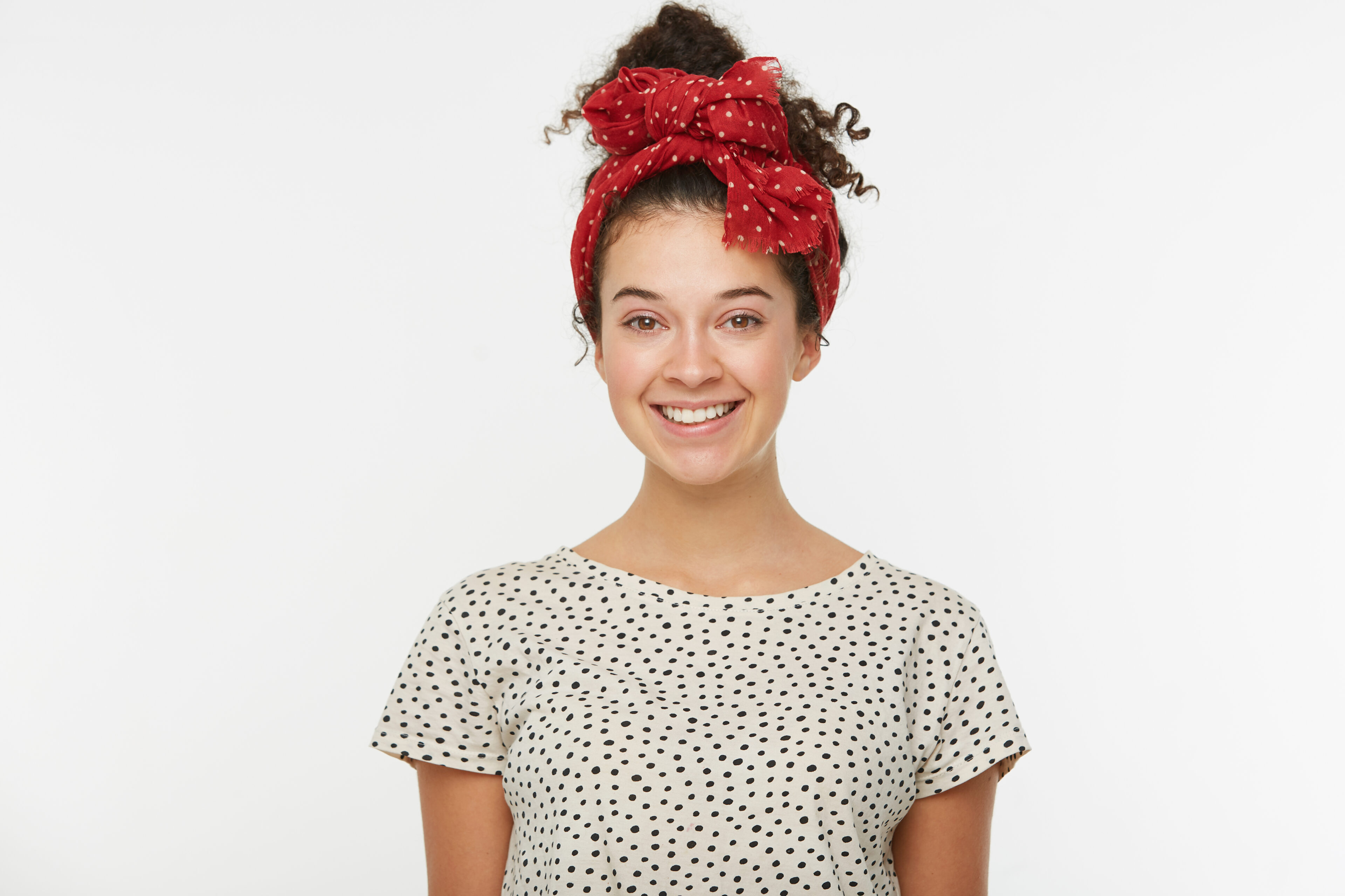 Messy Bun With A Bow