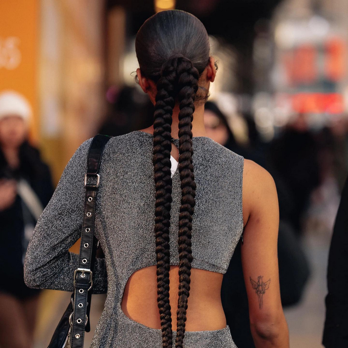 Two Braids with Ponytail
