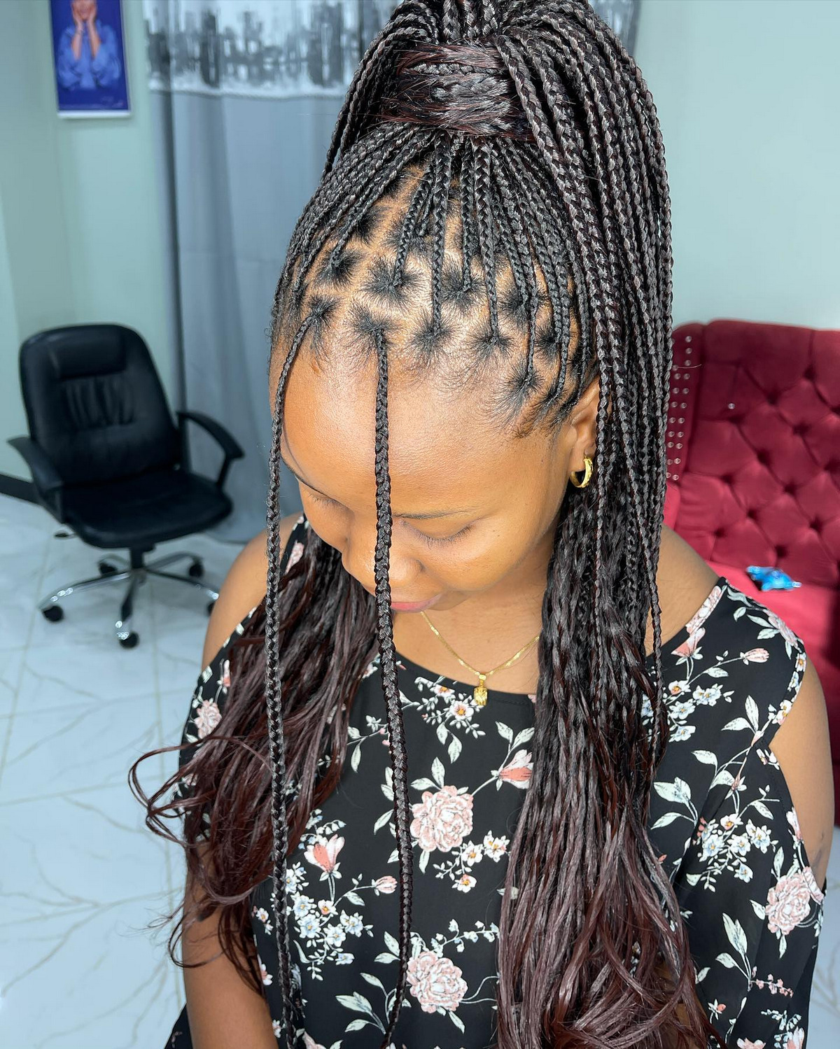 Box Braids Ponytail