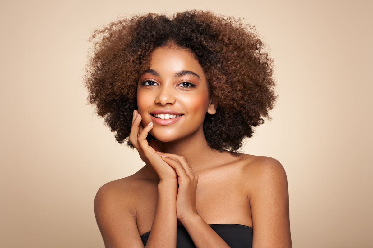 Curly Bob With Afro