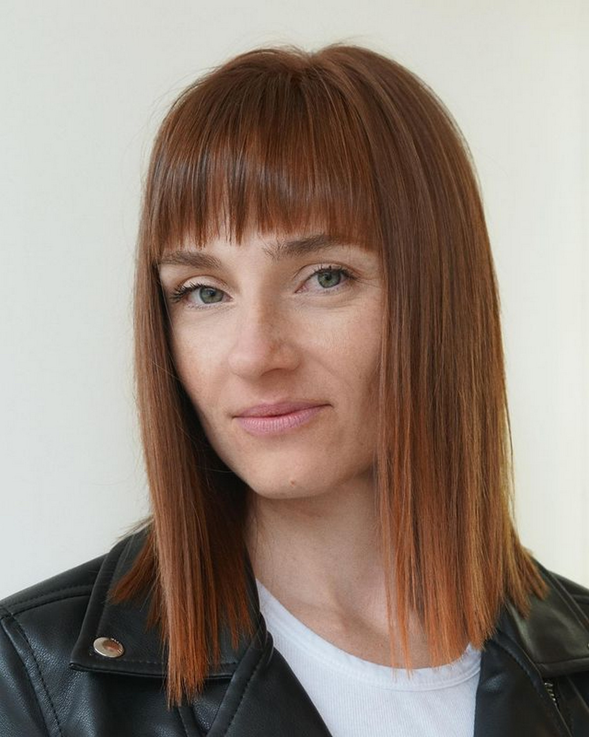 Stylish Choppy Bangs for Straight Hair