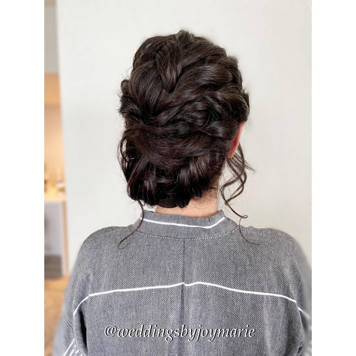 Updo Wedding Thick Hair
