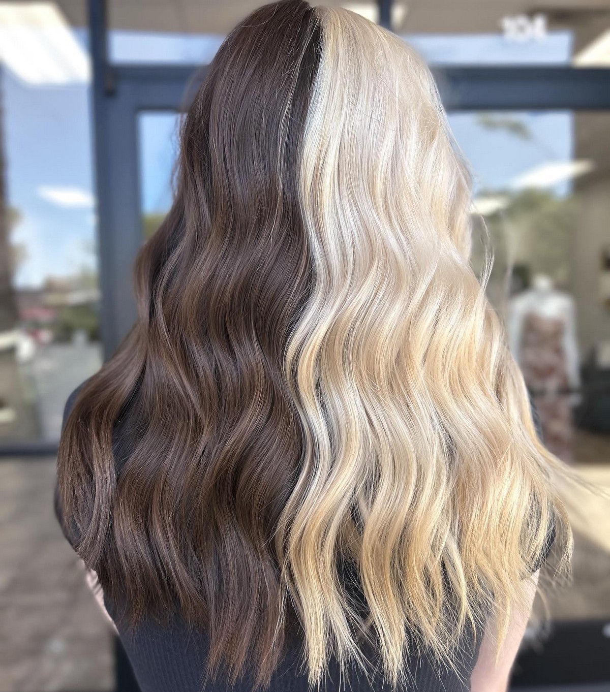 Split Dye Hair
