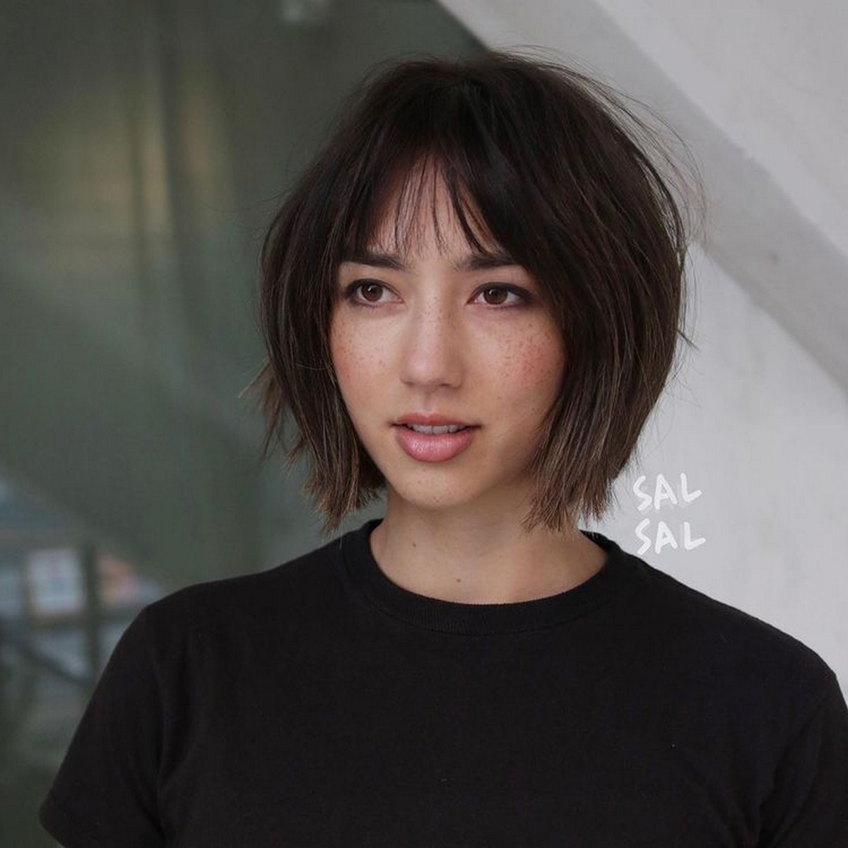 Wispy Bangs for a Fuller Bob Look
