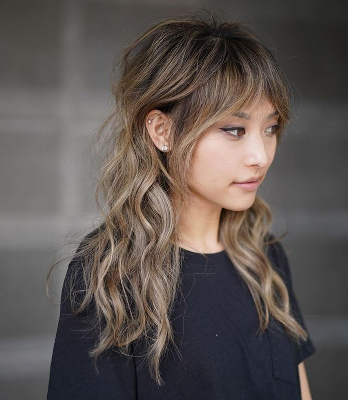 Adorable Feathered Bangs
