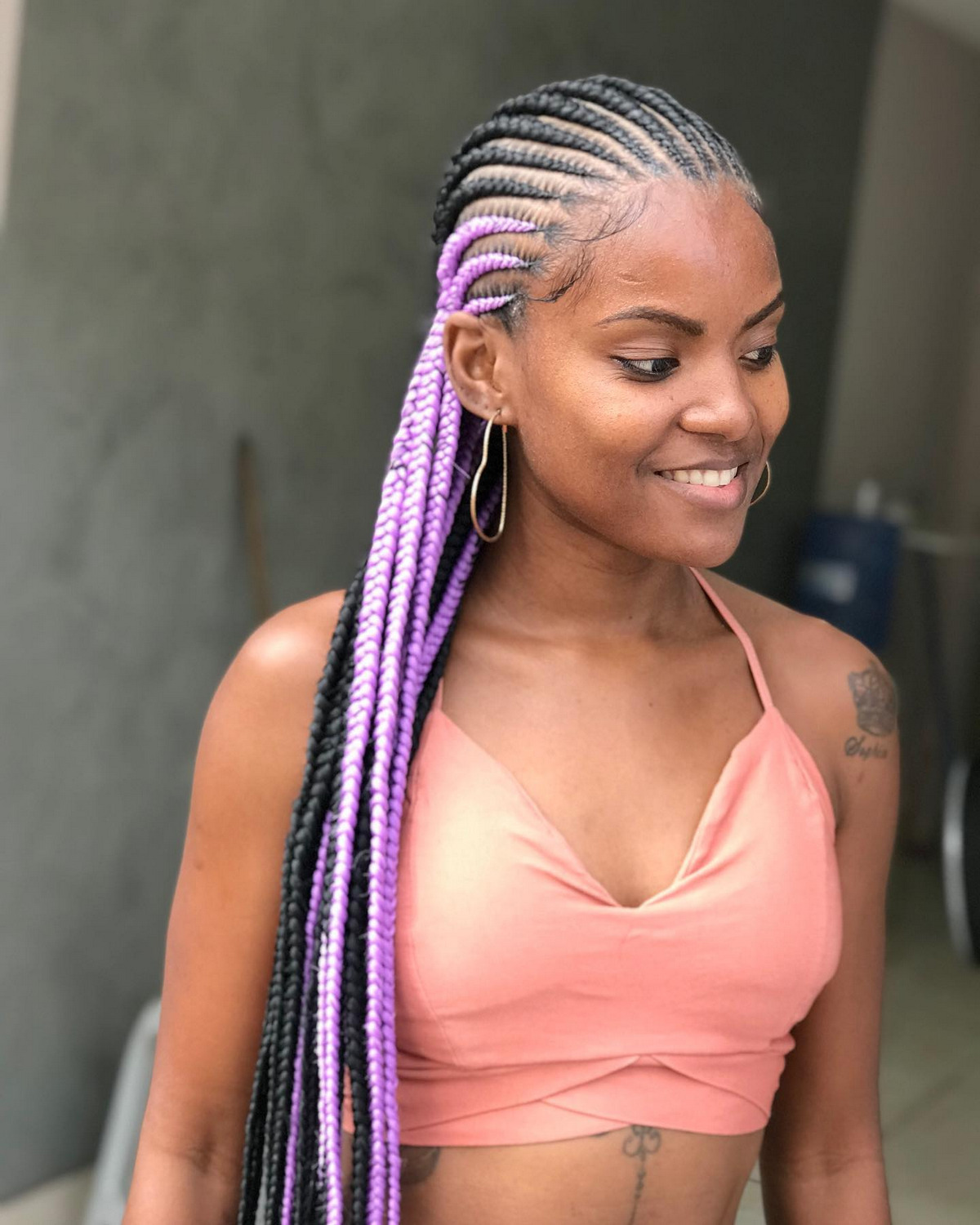 Long Box Braids Hairstyle