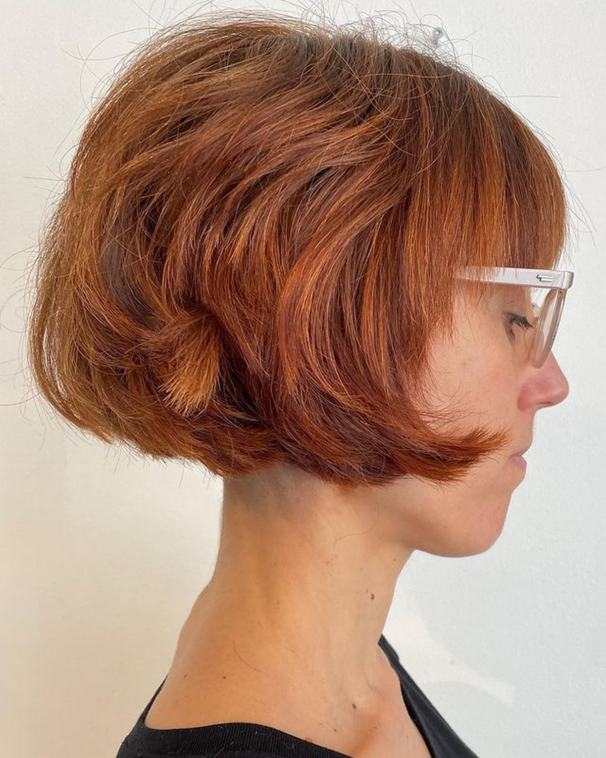 Brick Red with French Bob