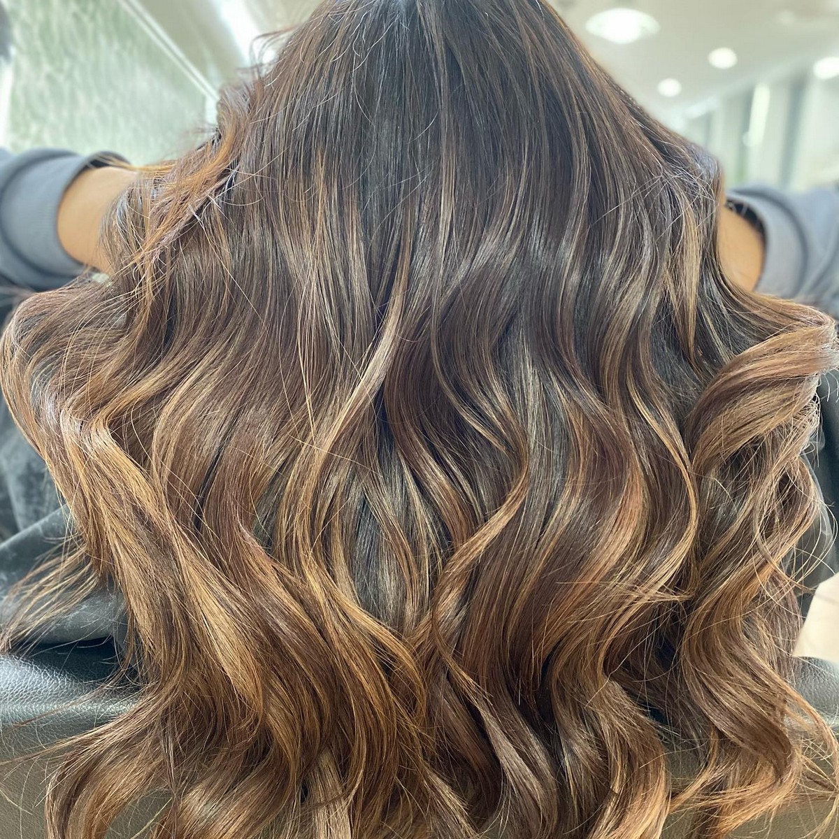 Dark Brown Hair With Caramel Blonde Highlights