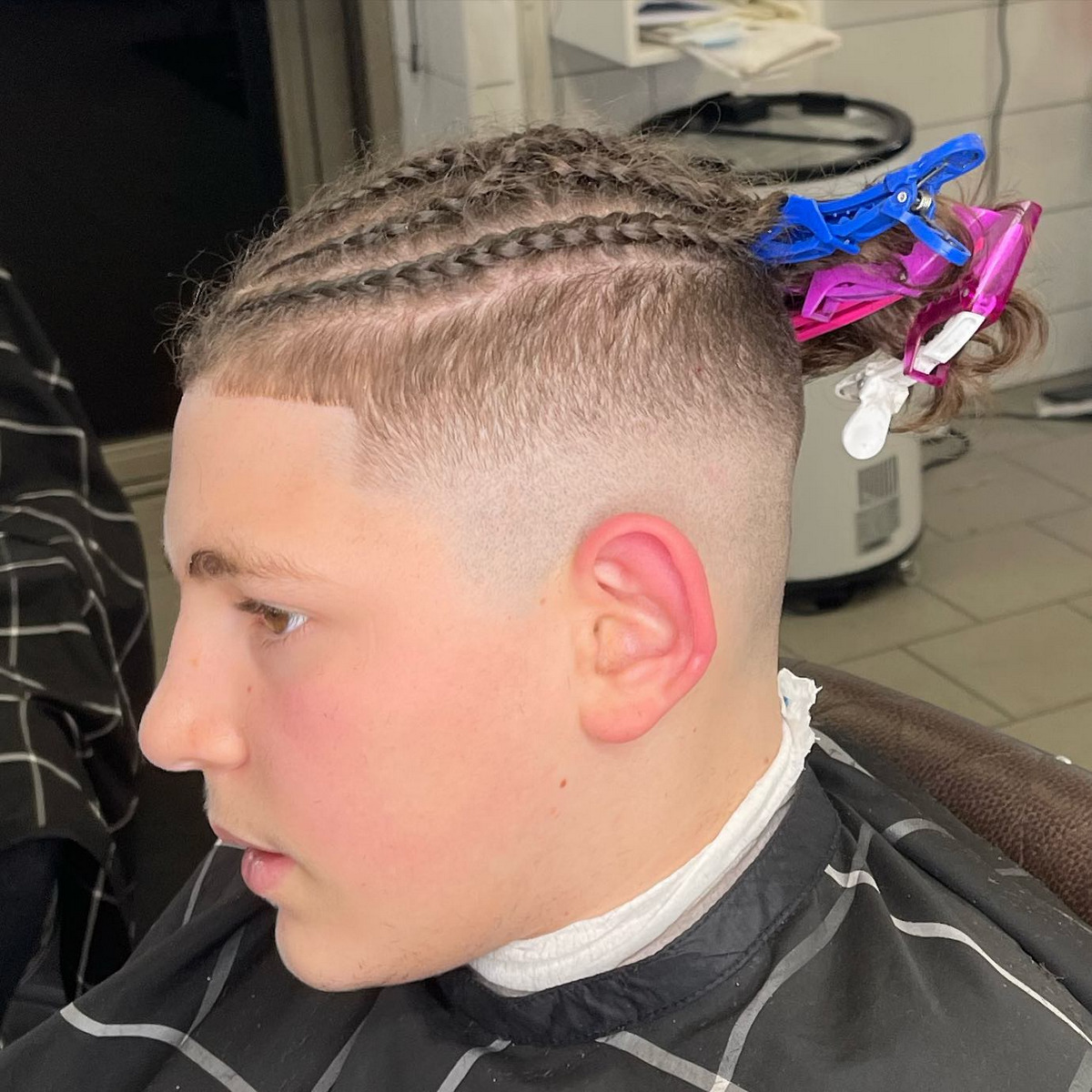Taper With Hair Twists