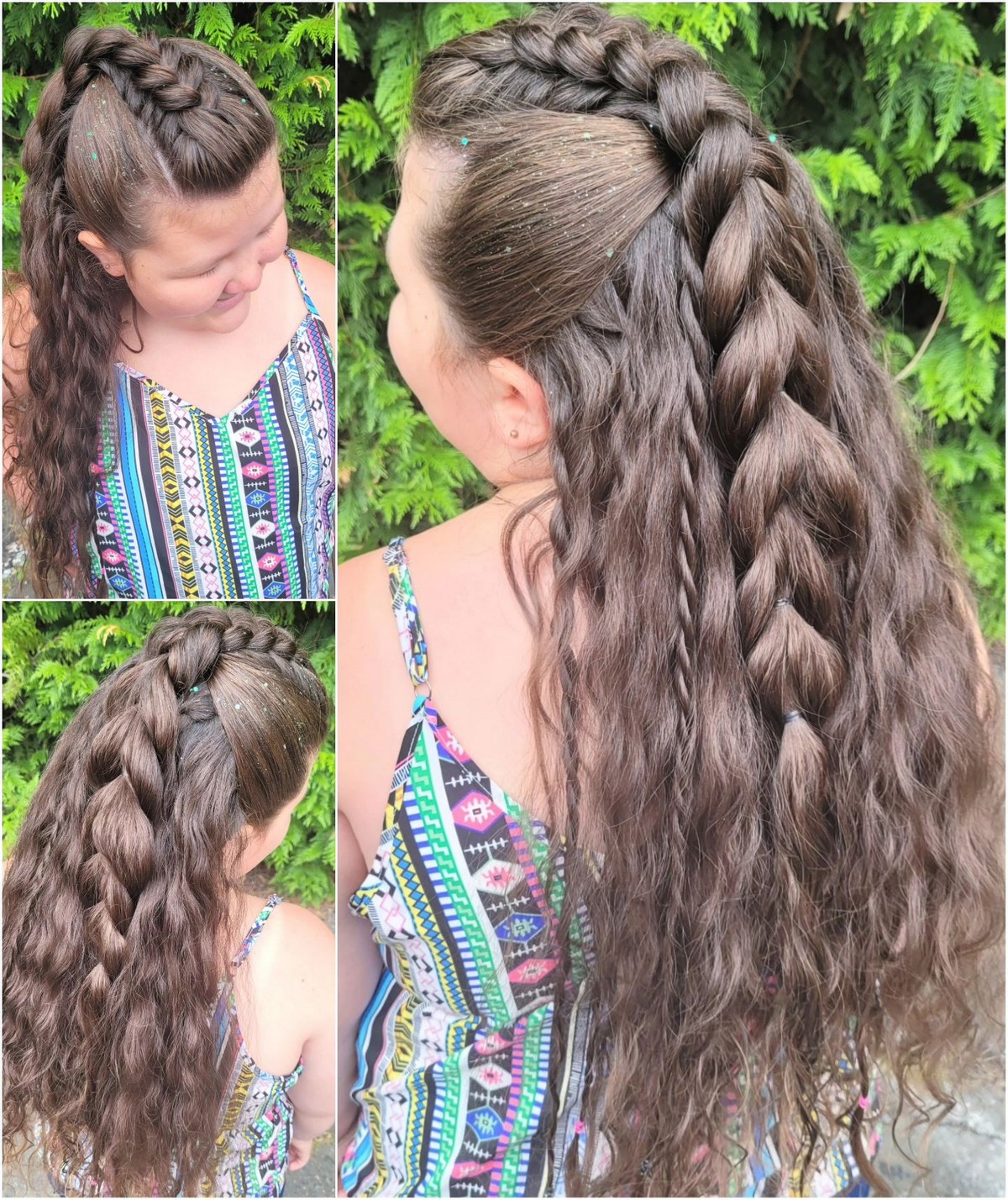 Long Thick Braid Wavy Hair