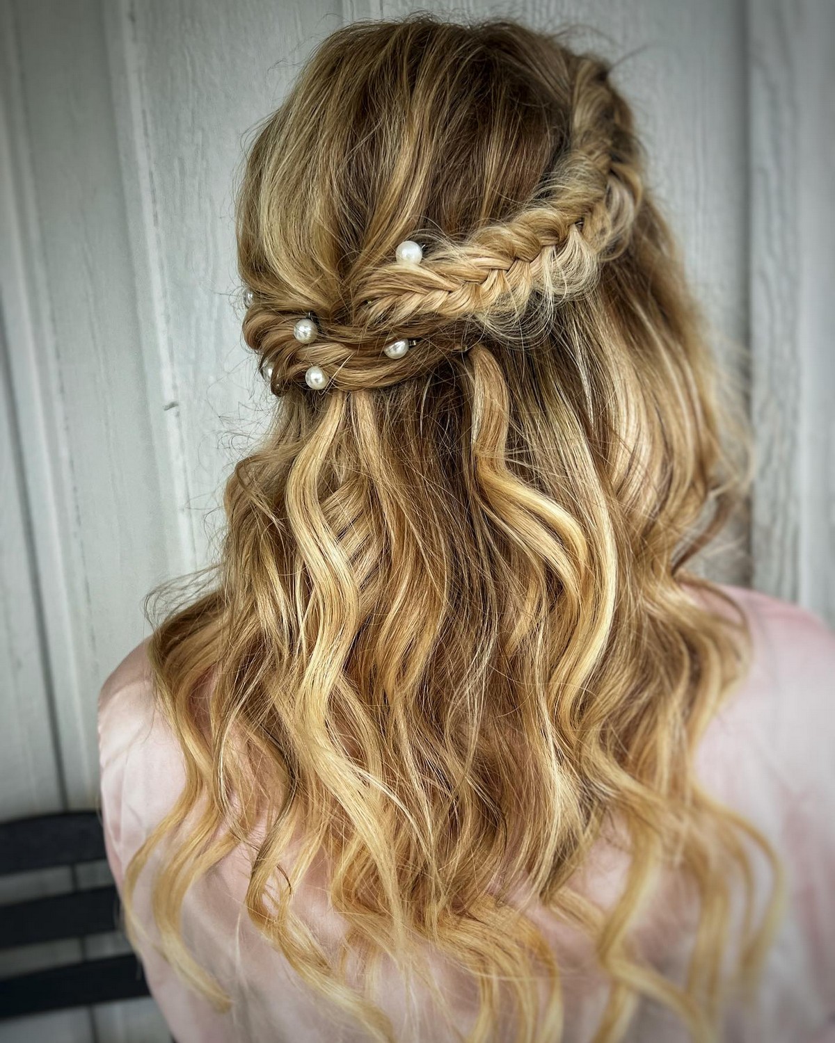 Half Up Fishtail Braid