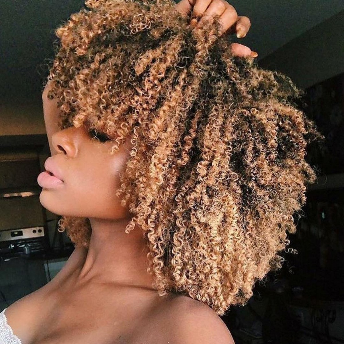 Afro Curl Thick Puffy Hair