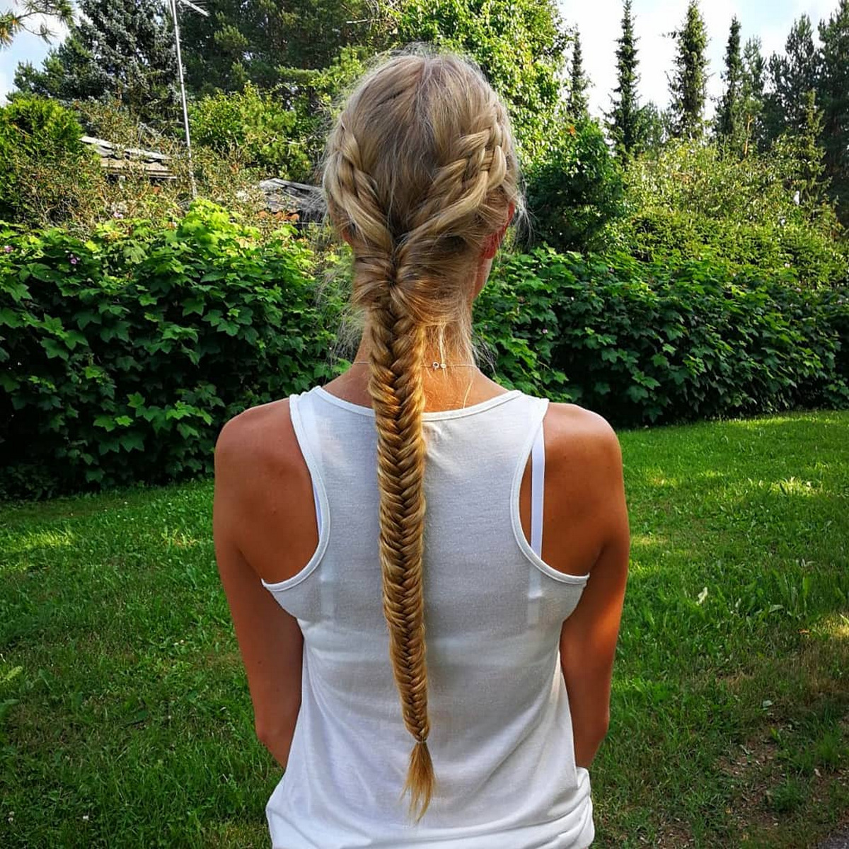5 Strands Into Fishtail Braids