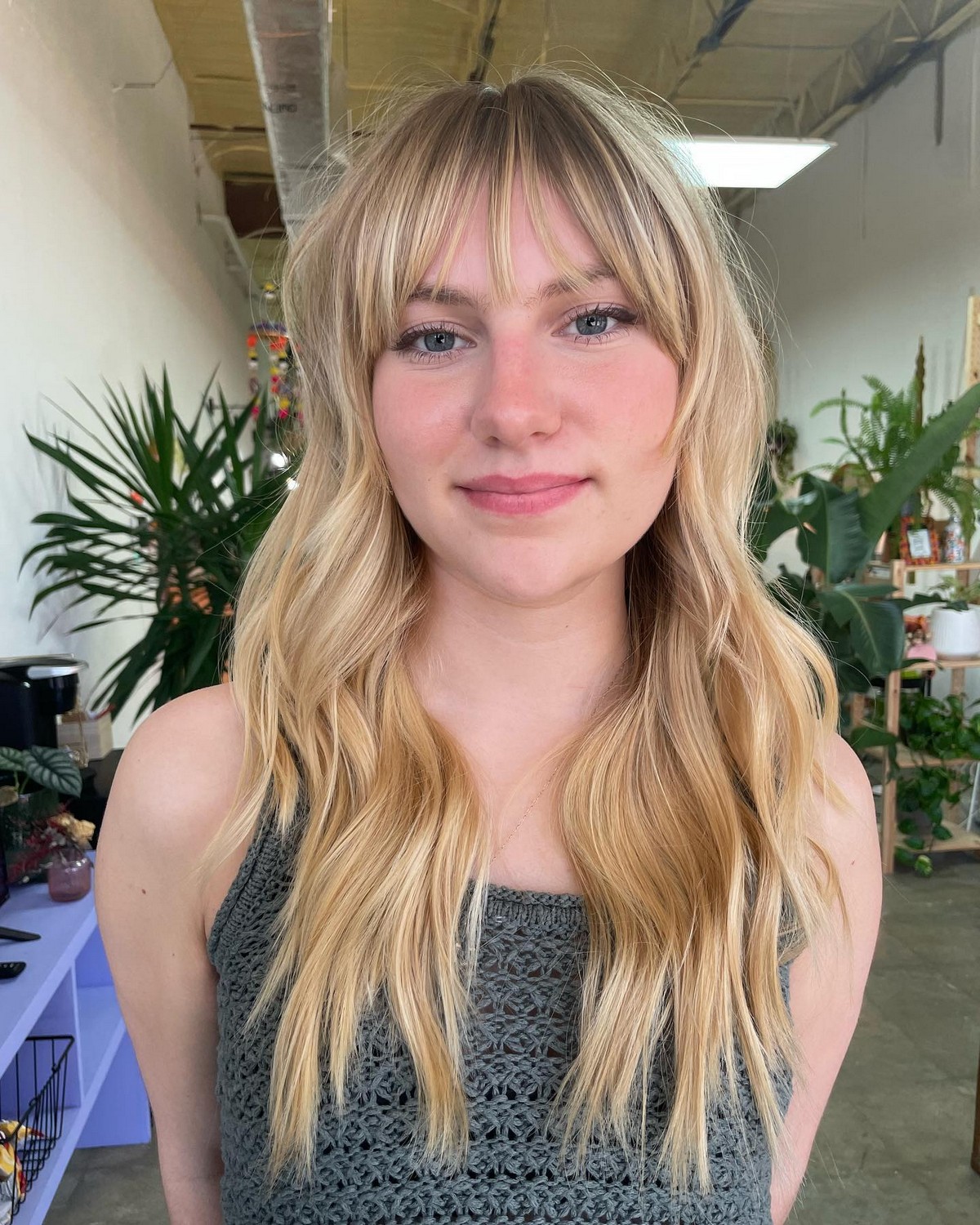 Soft Modern Shag With Bangs